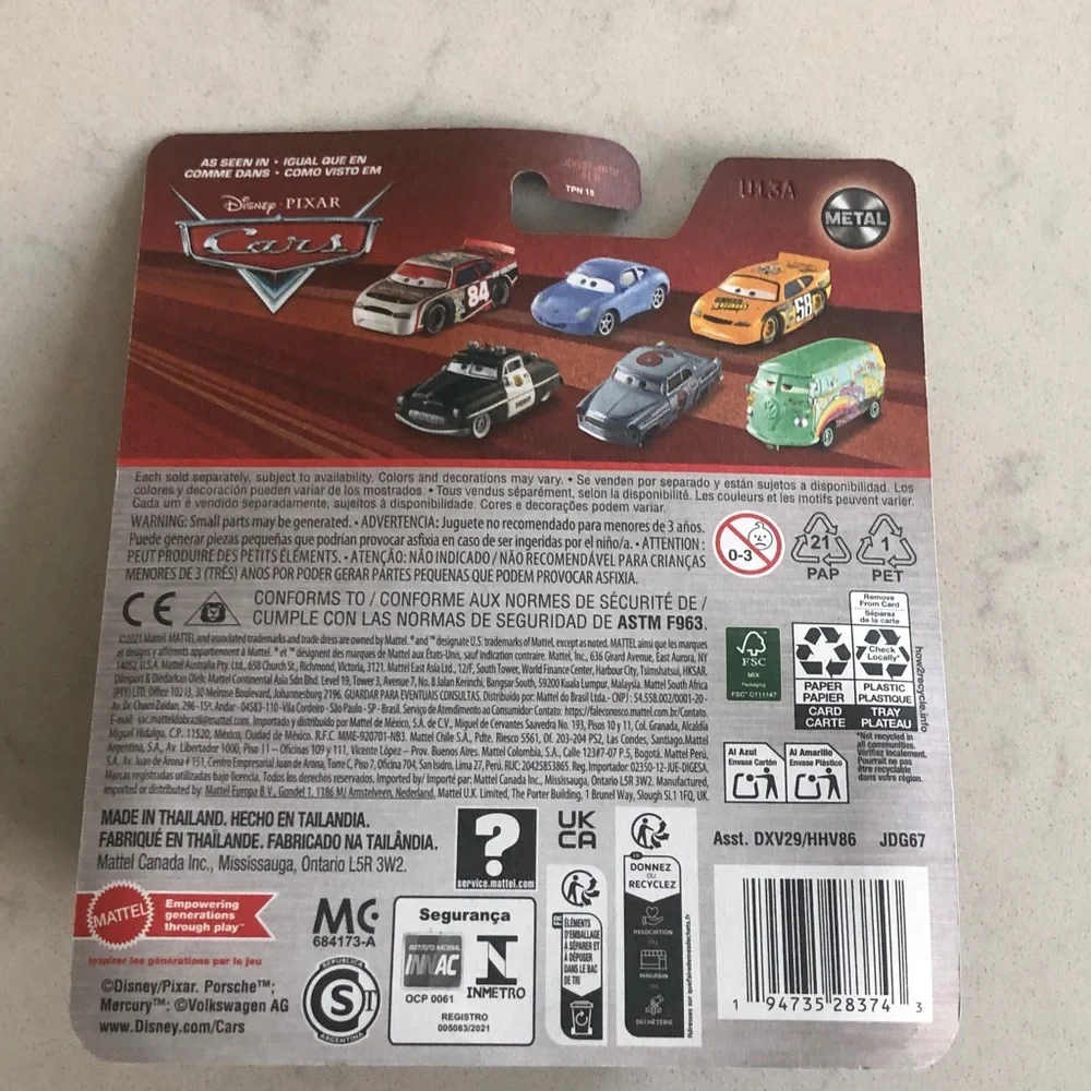 Mattel Disney Pixar Cars Floyd Mulvihill